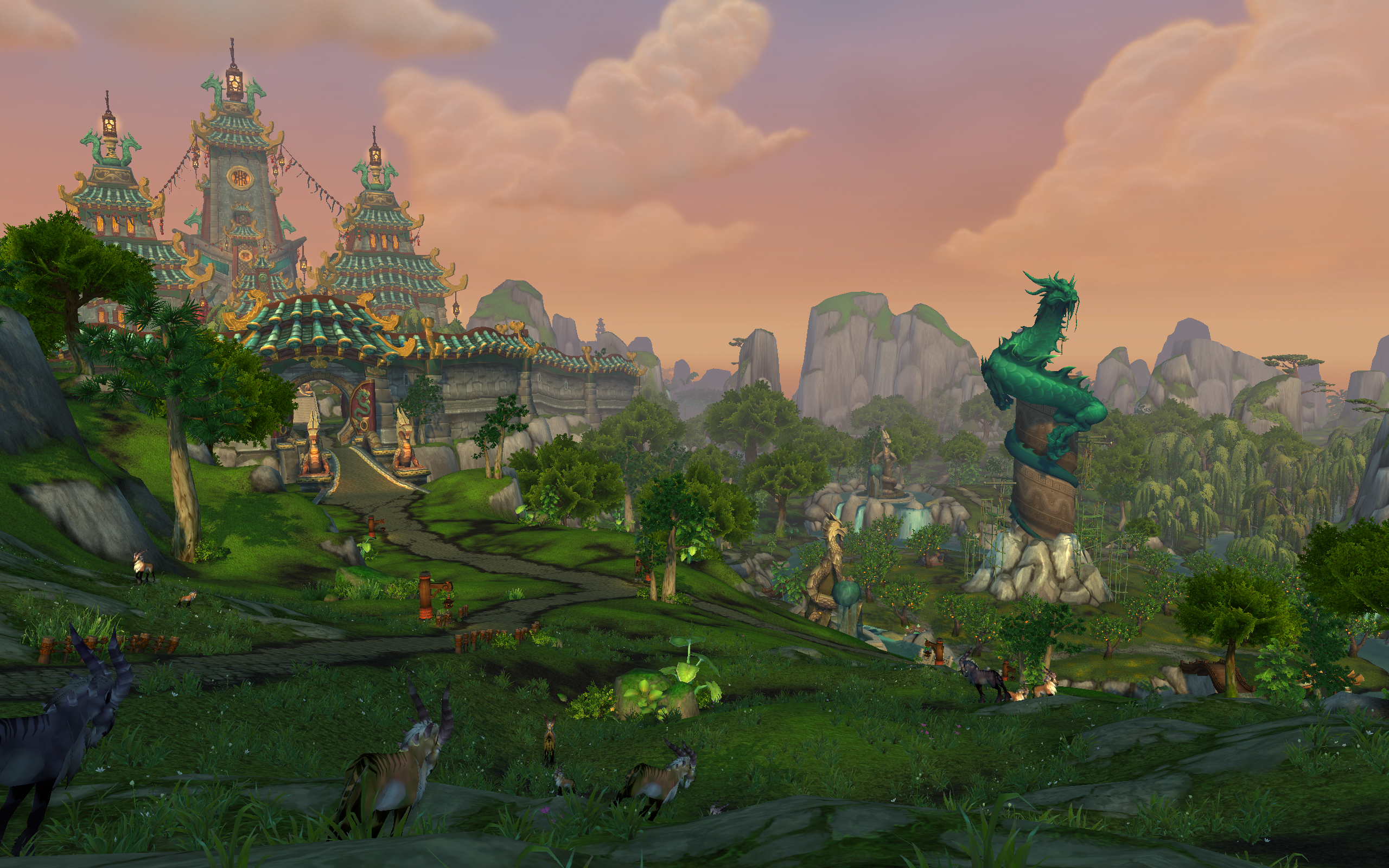 Инди ворлда. World of Warcraft: Mists of Pandaria. Пандария варкрафт нефритовый. Нефритовый лес варкрафт. Пандария нефритовый лес.