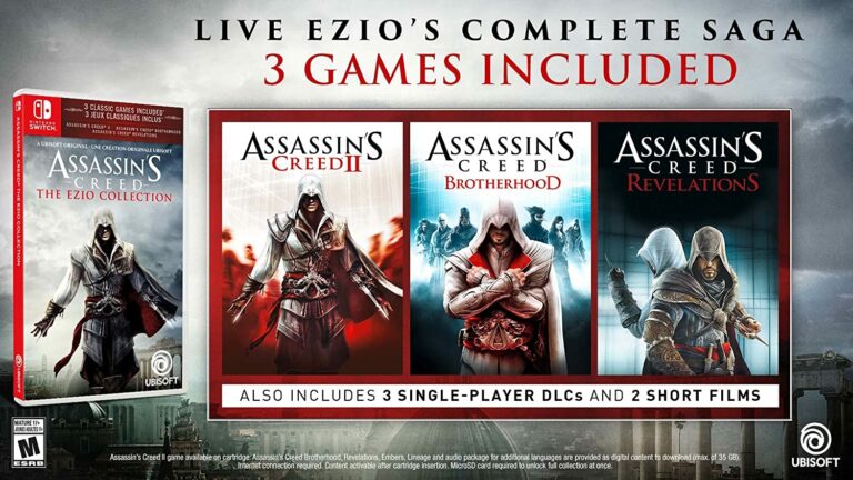 Assassin’s Creed: The Ezio Collection | Se anuncia la colección para Nintendo Switch.